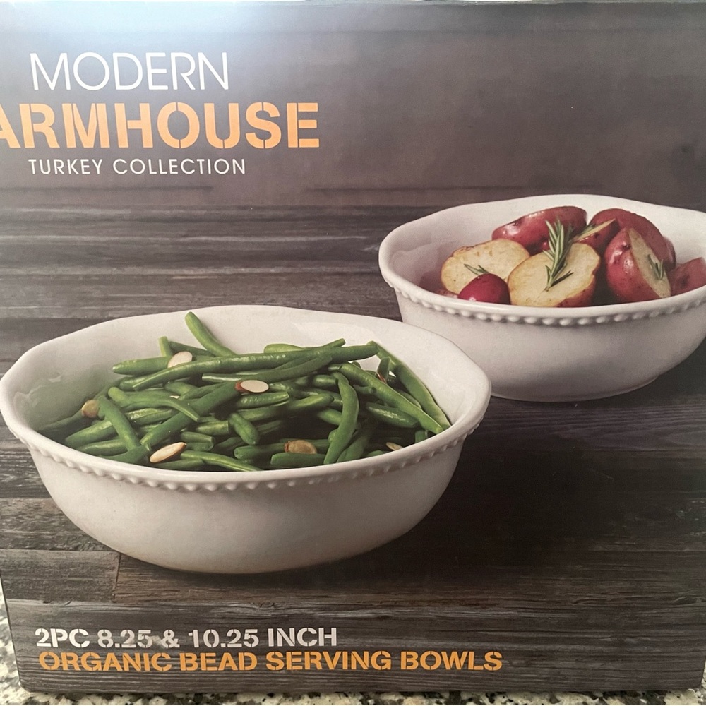 Modern Farmhouse Serving Bowls